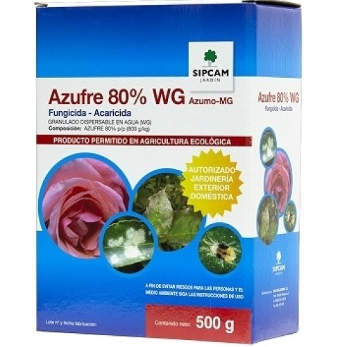 SIPCAM AZUFRE MOJABLE 80% WG 500 GRS C/20 JARDINERIA